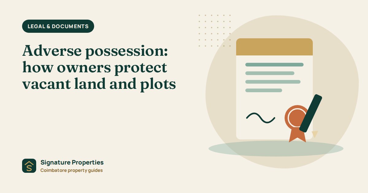 Adverse possession: how owners protect vacant land and plots