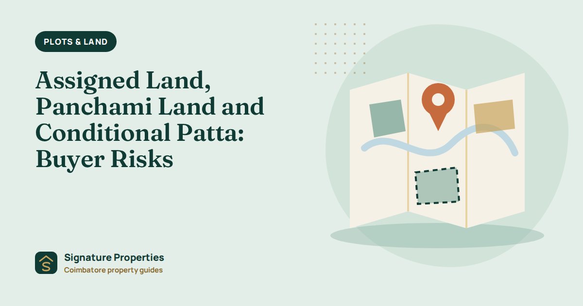 Assigned Land, Panchami Land and Conditional Patta: Buyer Risks