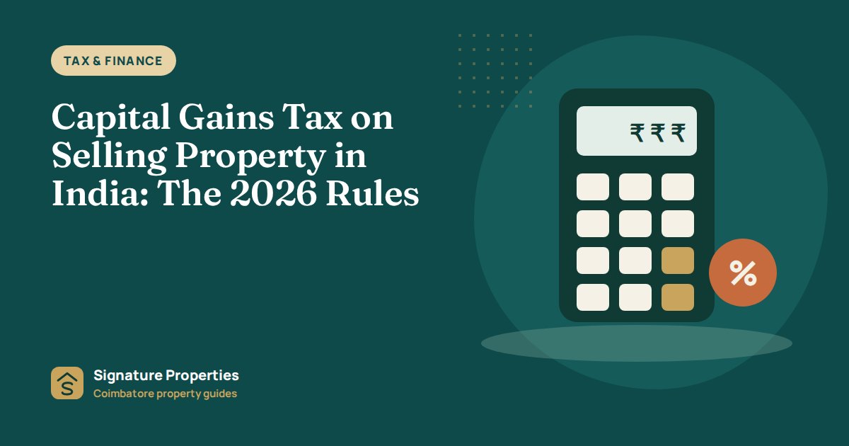 Capital Gains Tax on Selling Property in India: The 2026 Rules