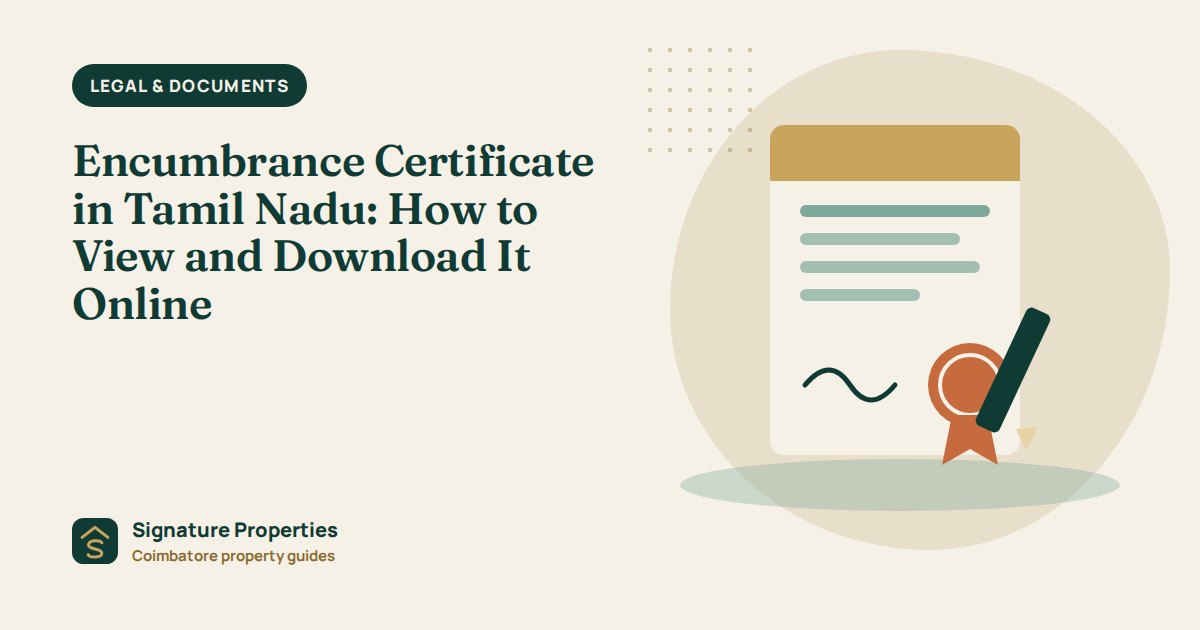 Encumbrance Certificate in Tamil Nadu: How to View and Download It Online
