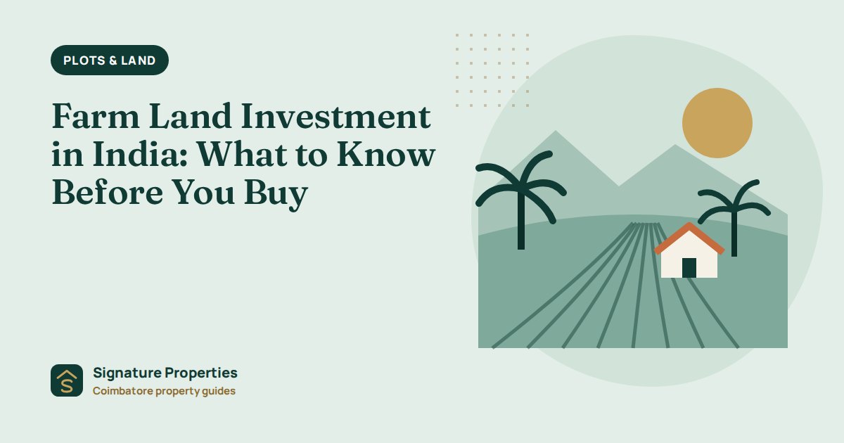 Farm land investment in India