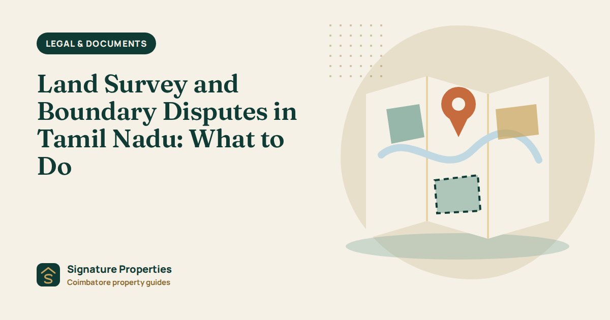 Land Survey and Boundary Disputes in Tamil Nadu: What to Do