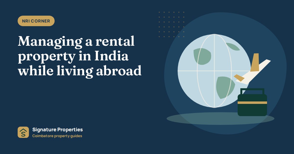 Managing a rental property in India while living abroad