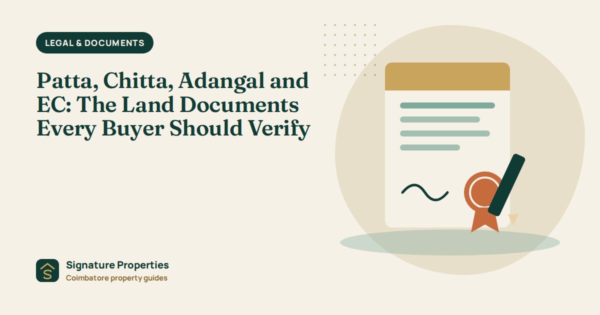 Patta, chitta, adangal and EC