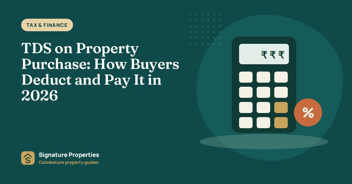 TDS on Property Purchase: How Buyers Deduct and Pay It in 2026