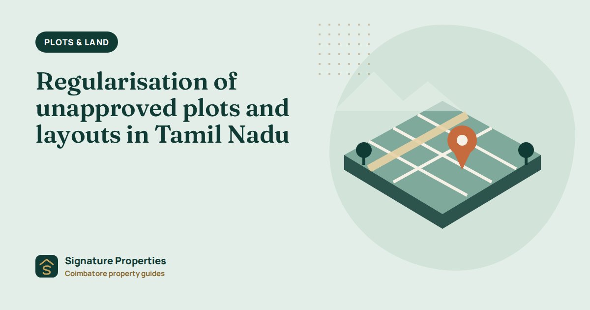 Regularisation of unapproved plots and layouts in Tamil Nadu
